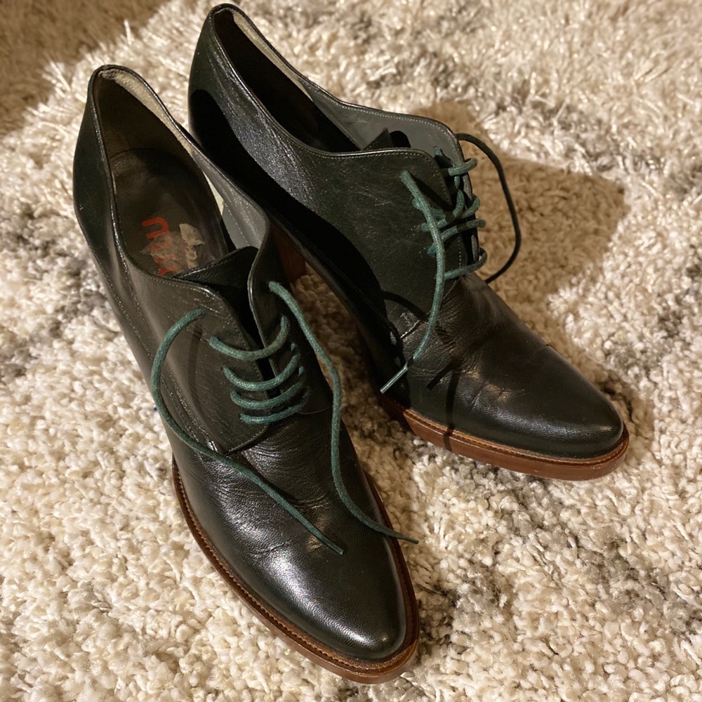 Miu Miu - Preowned Heels Boot with laces